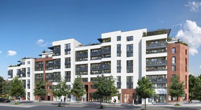 Romainville - L'Avant-Scène - Perspective façade - appartement neuf cogedim