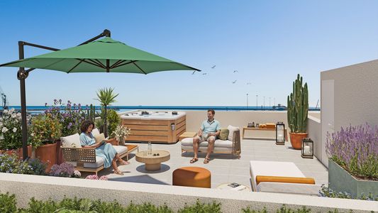 Cogedim - sèteUn cadre de vie privilégié au coeur de Rive Sud, durable, connecté et ouvert sur le paysage Communiqué de presse Page 3 Située dans un quartier en plein renouveau, IRIA bénéficie d’un emplacement idéal. À quelques minutes des commerces, des écoles et des transports, la résidence s’inscrit dans un nouveau morceau de ville avec un cadre de vie équilibré. L’environnement portuaire, non constructible, garantit des vues dégagées vers la mer ou le Mont Saint-Clair, sans risque de vis-à-vis. Conçue d