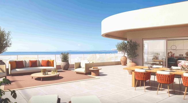 Terrasse vue mer