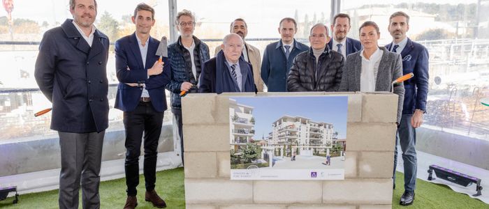 Cogedim pose la première pierre du programme Domaine du Parc Rambot, à Aix-en-Provence